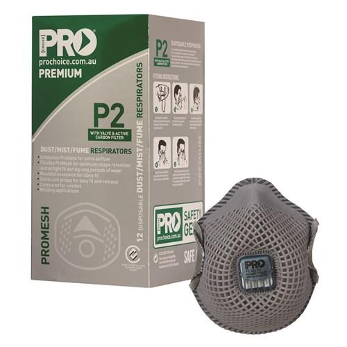 Pro Choice Pro-mesh Respirator P2, With Valve & Carbon Filter - PC823 PPE Pro Choice   